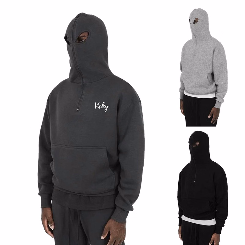 Full Zip Hoodie With Eye Holes