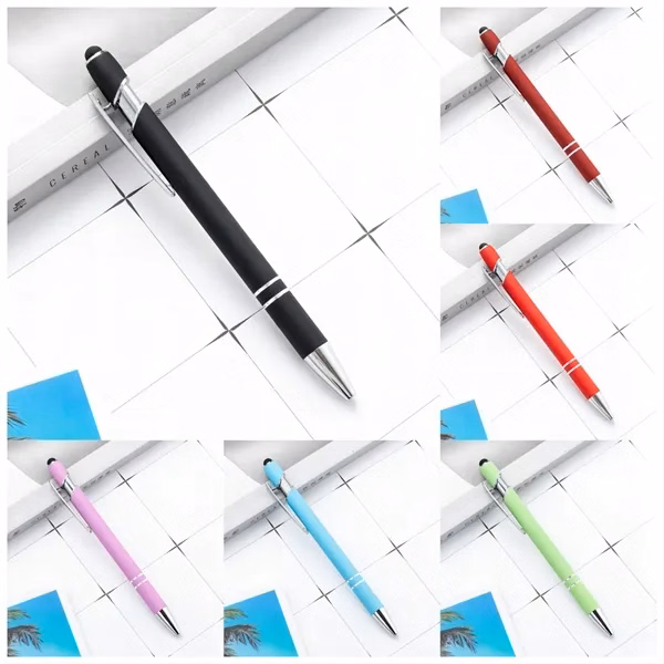 Custom Aluminum Soft Touch Ballpoint Pen 5.5 Inch — Executive Writing Essential