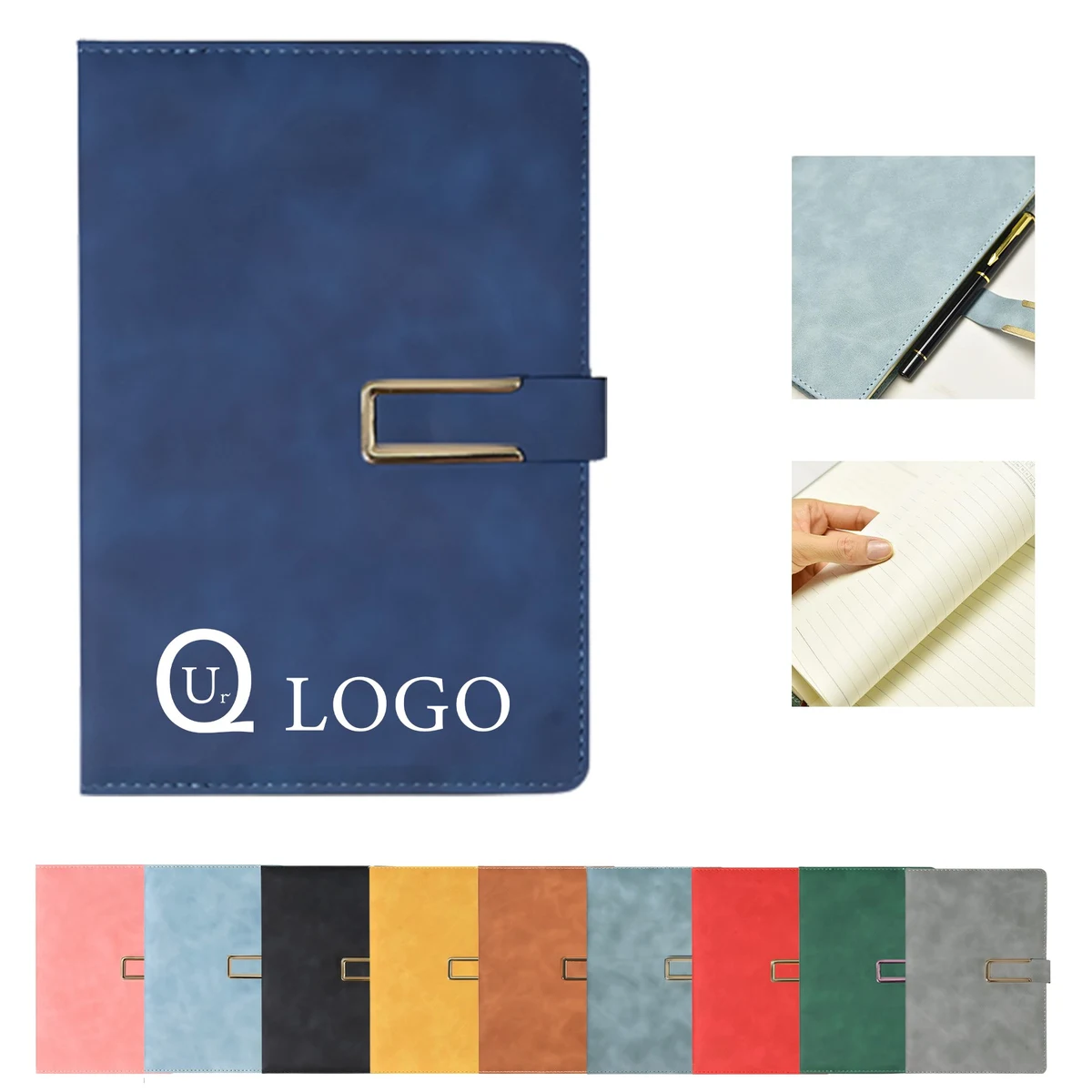 A5 Leather Notebook W/ Buckle 1
