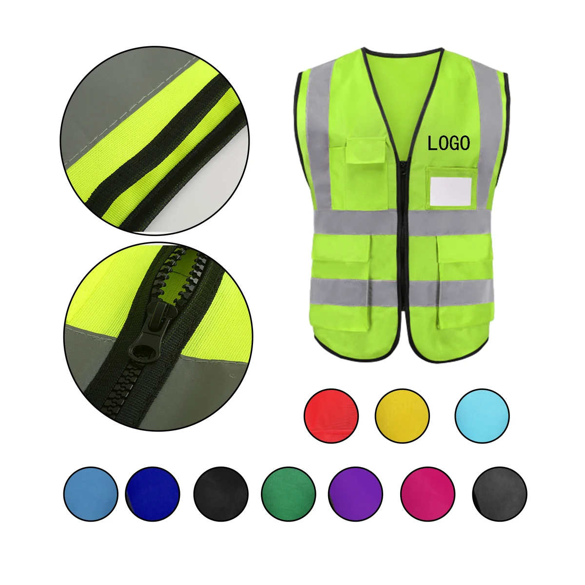 Adult Reflective Safety Vest 1