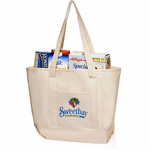 Promo Canvas Tote Bag - 19" W x 14" H