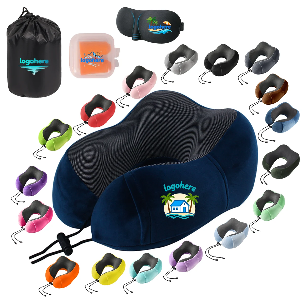 Portable U Shape Pillow Set 1