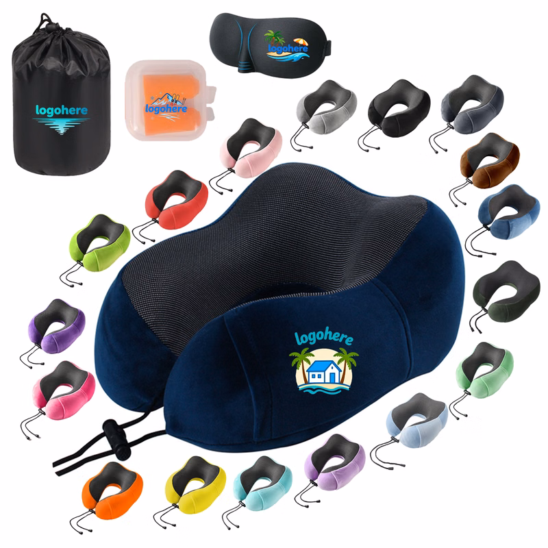 Portable U Shape Pillow Set