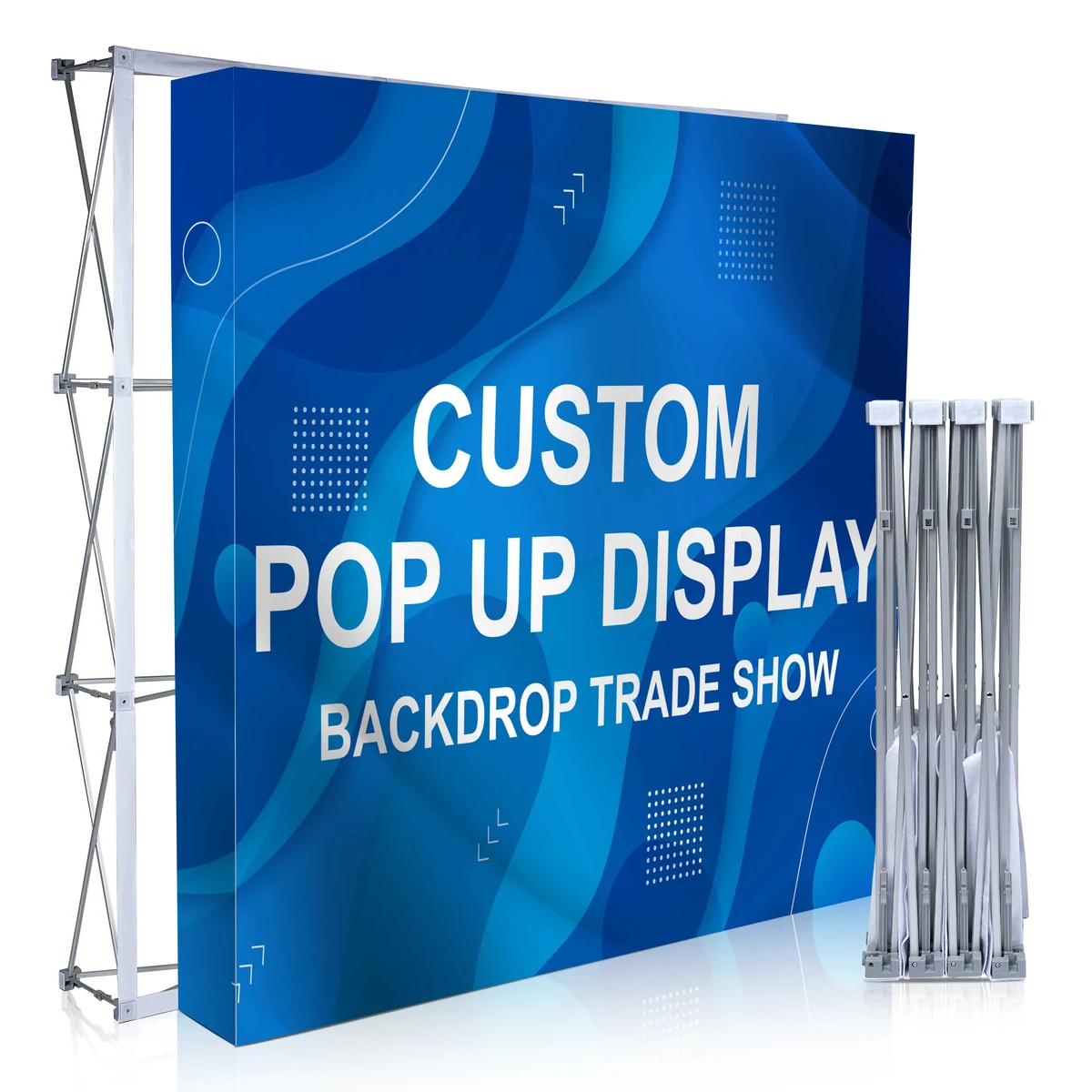 Custom Fabric Pop Up Straight Display 1