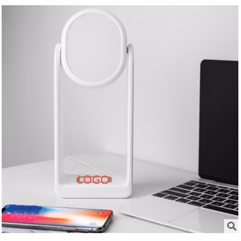 Desk lamp wireless charging