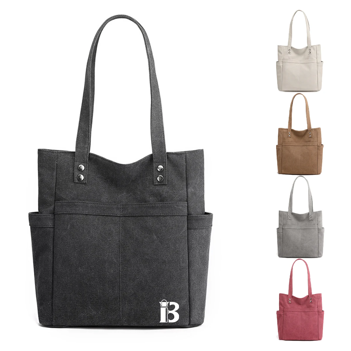 Light Leisure Canvas Bag, custom tote bag with logo imprint 1