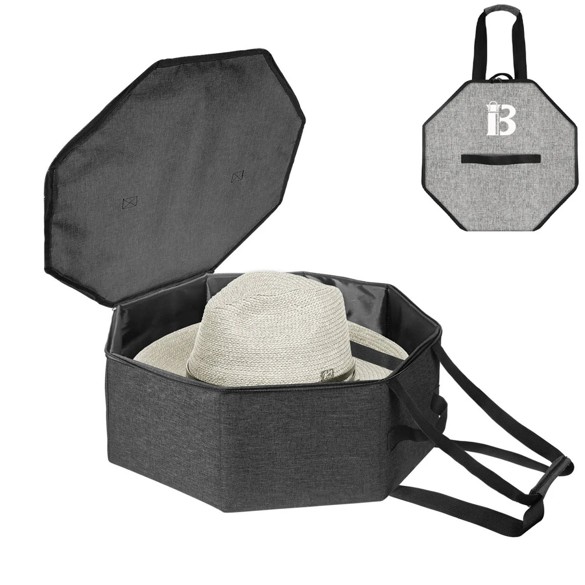 Foldable Hat Storage Bin W/ Lid 1
