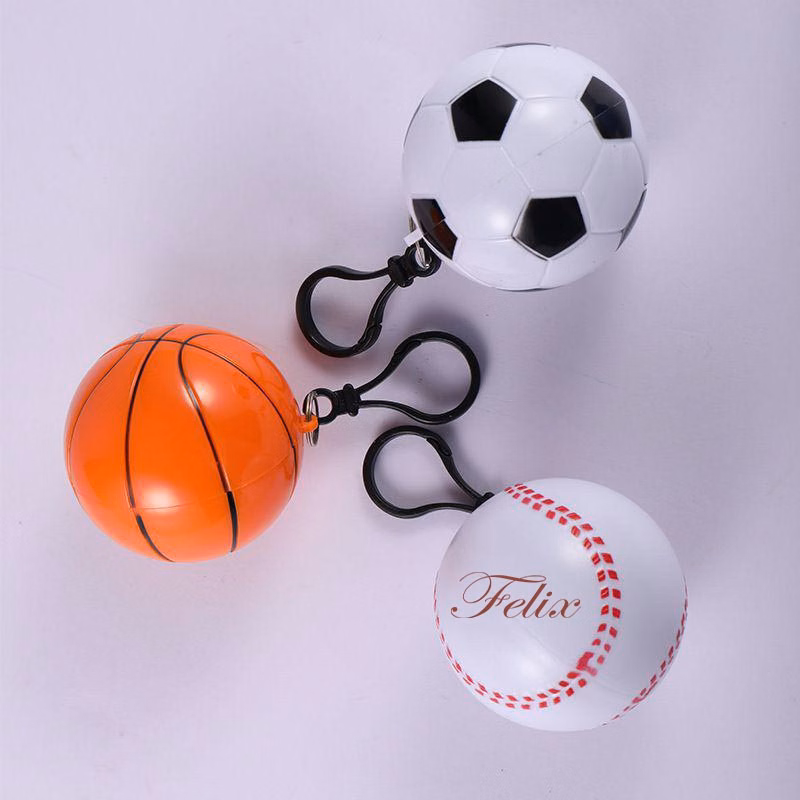 Poncho Ball Key Chain