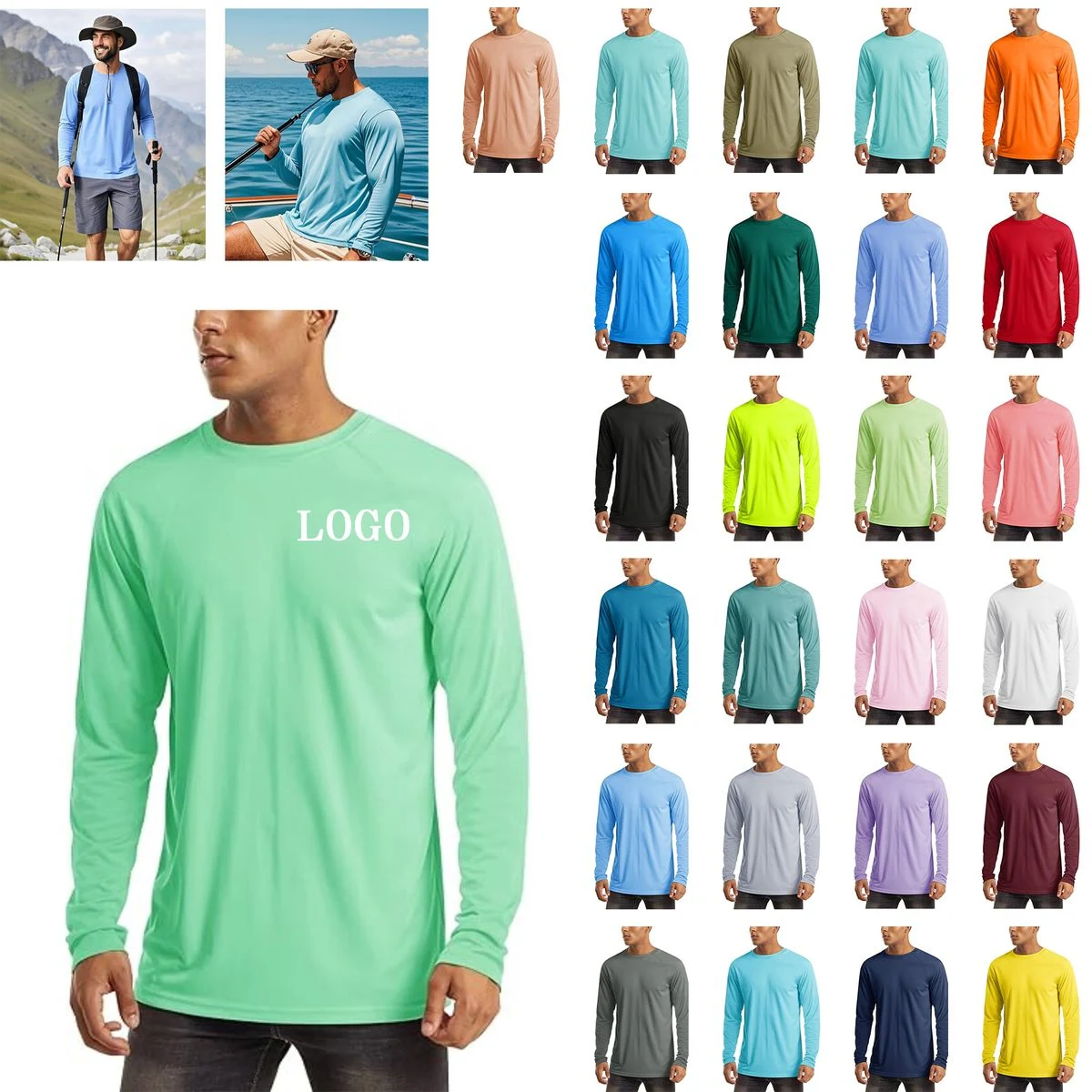 Men's UPF 50 Long Sleeve Shirt 1