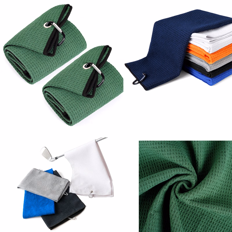 Microfiber Waffle Golf Towels