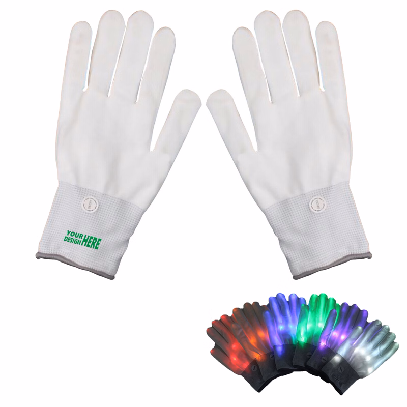 LED Light-Up Gloves - Perfect for Parties & Events