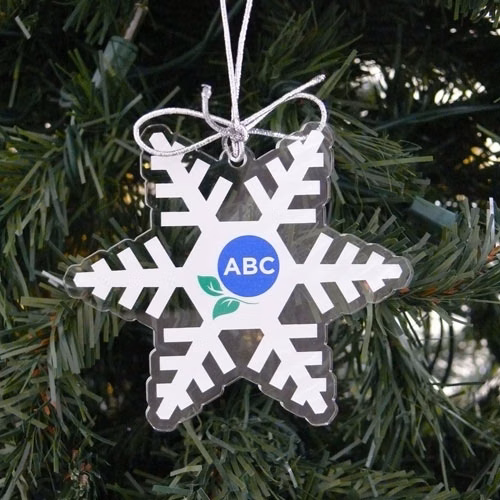 Acrylic Ornament - Snowflake 2