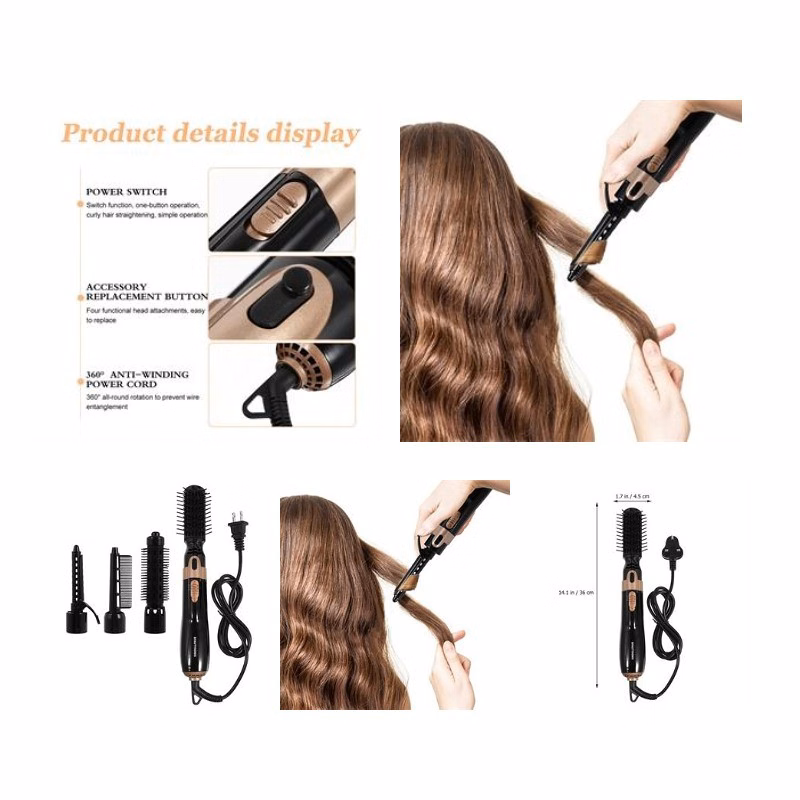 4 In 1 Curling Iron Set
