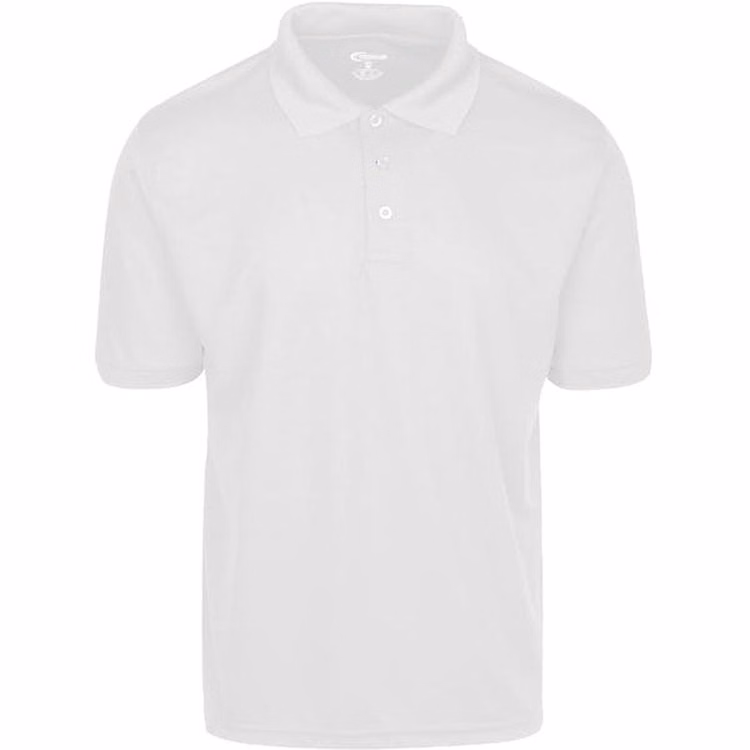 Men's Polo Shirts - White Size 2XL
