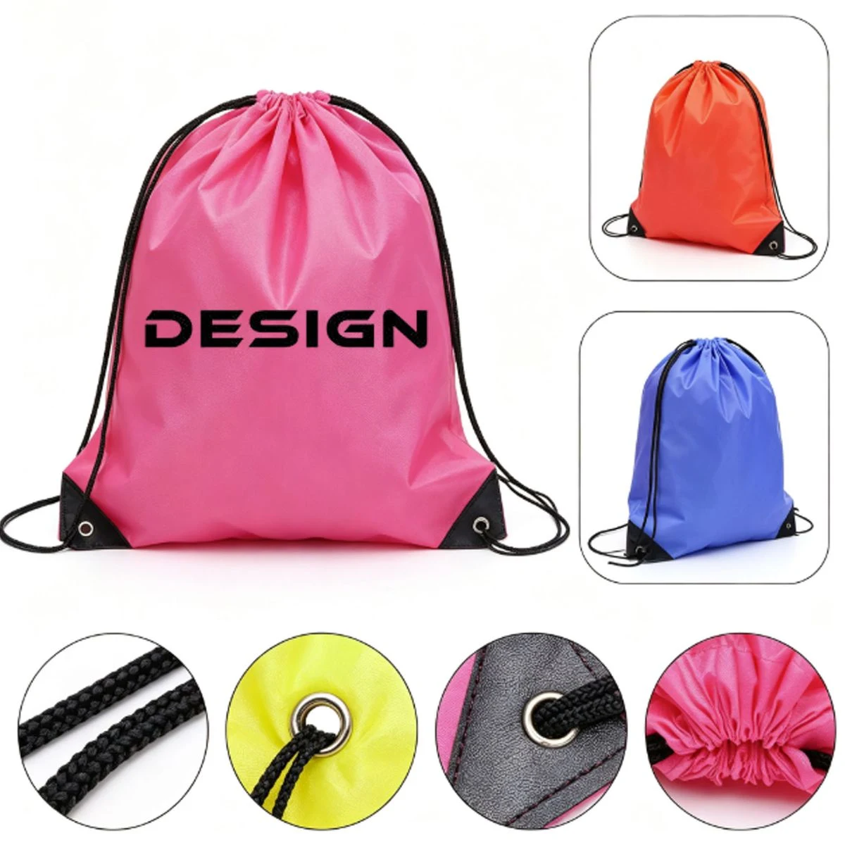 Oxford Drawstring Pocket 1