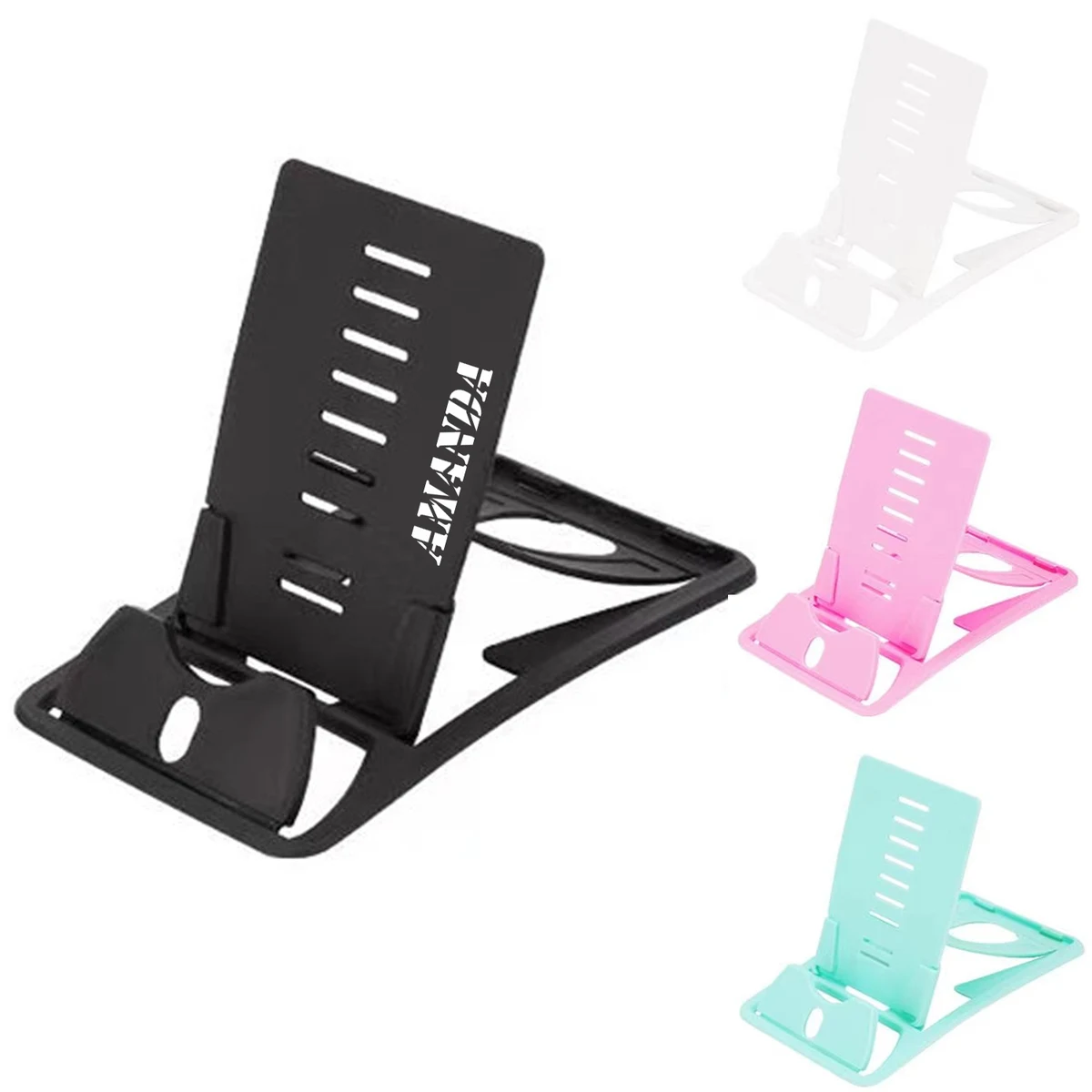Plastic Adjustable Folding Desktop Phone Stand Holder 1