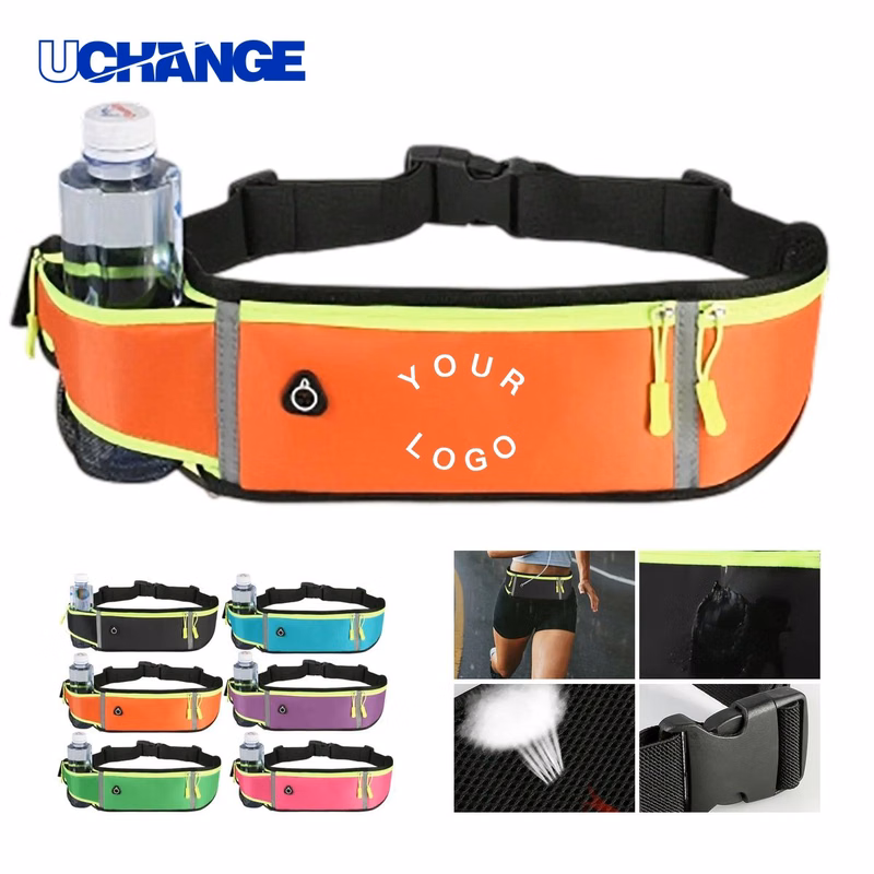 Water Resistant Running Belt Fanny Pack Organizer with Logo Print