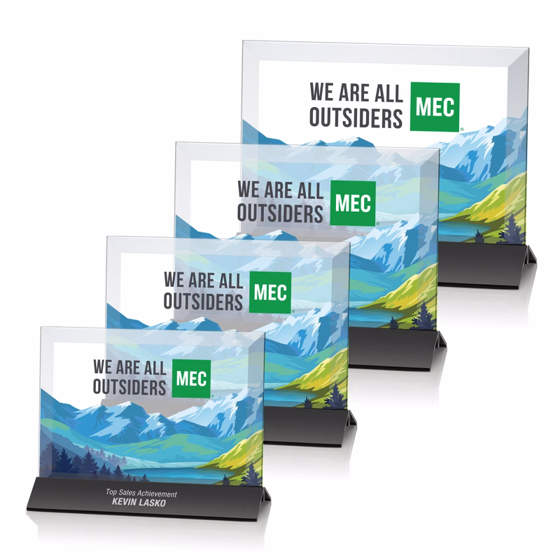 Rainsworth VividPrint™ Award - Black/Horizontal