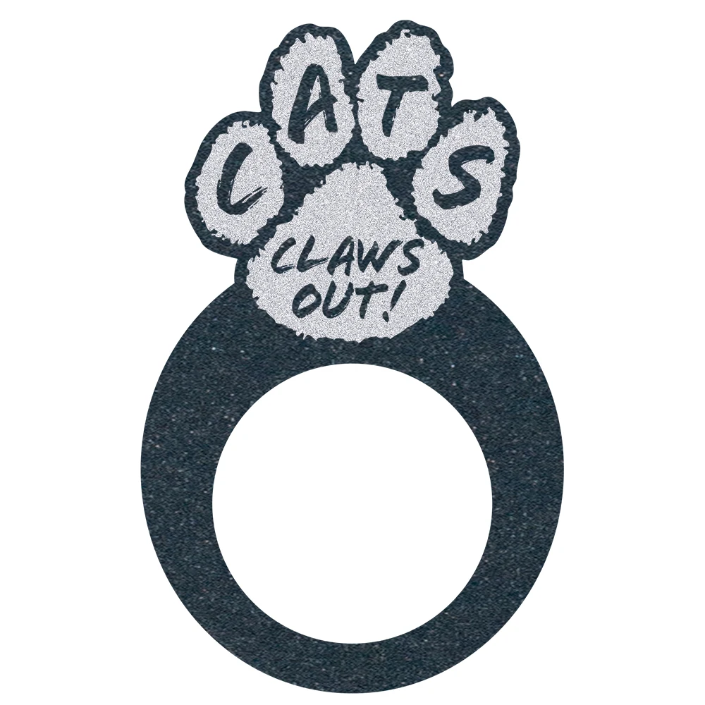 14" Foam Small Paw Visor 1