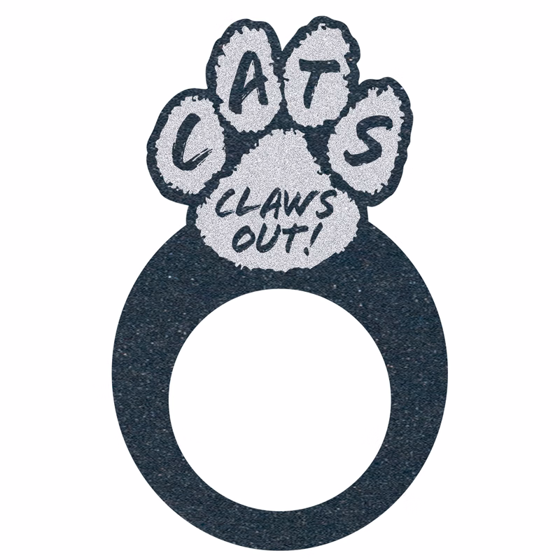 14" Foam Small Paw Visor