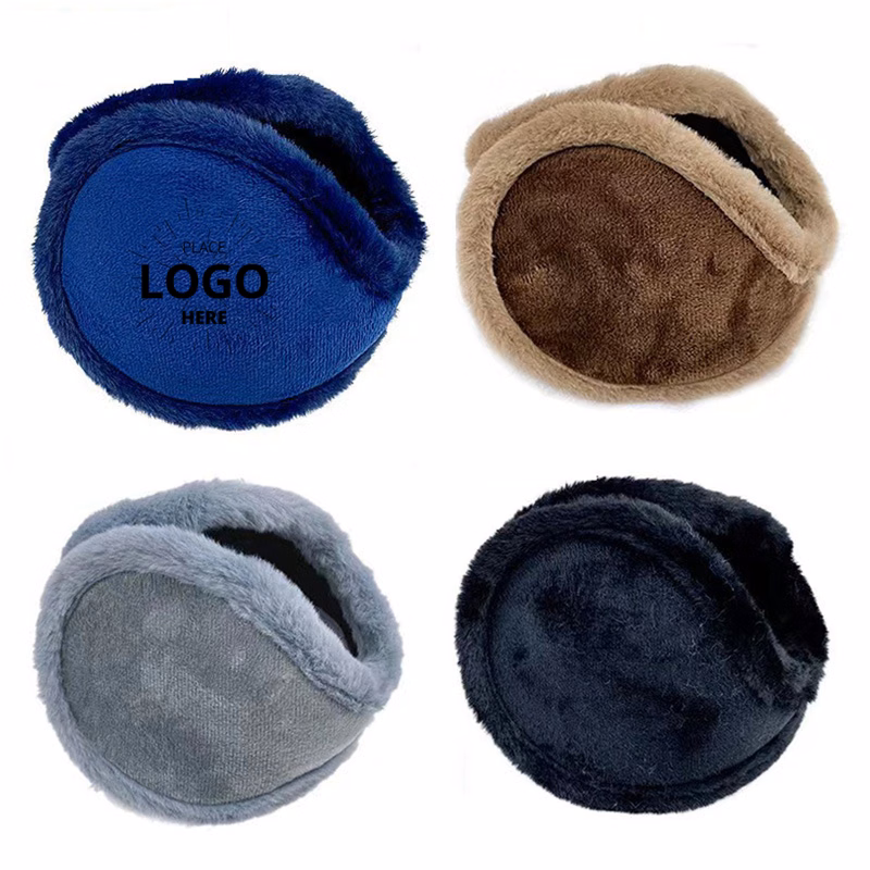 Customizable Fold?Back Warm Plush Winter Ear Muffs