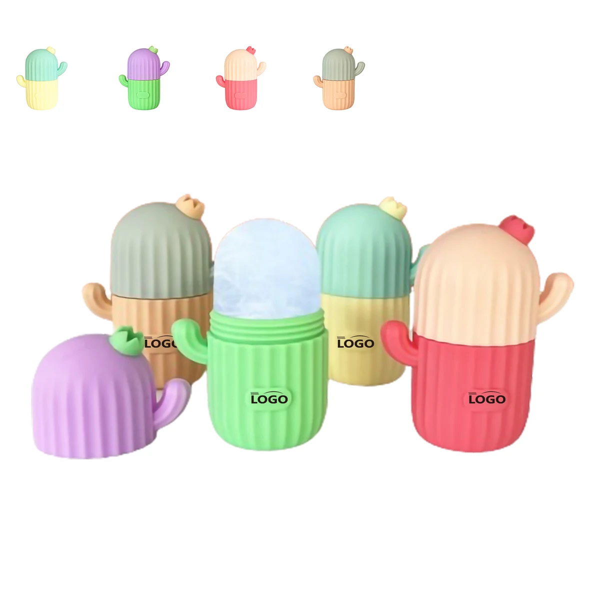 Custom Portable Silicone Cute Ice Cube Roller For Face MOQ100 1
