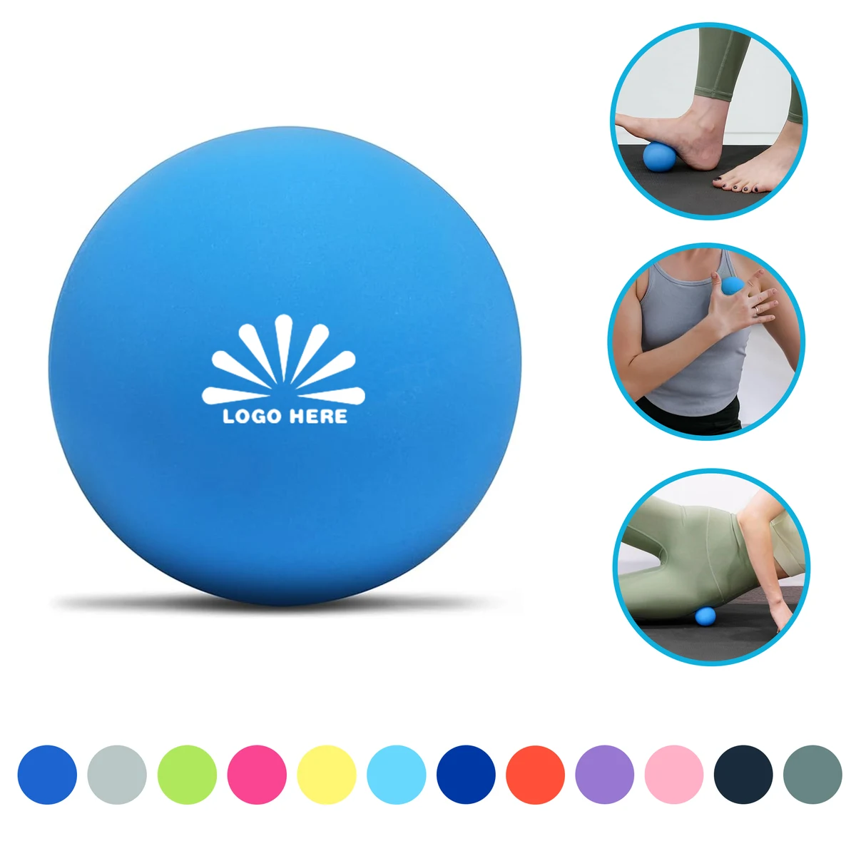 Portable Massage Fascia Lacrosse Ball 1