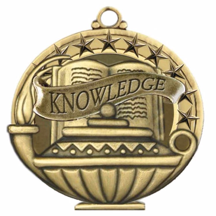 Knowledge Academic Performance Medallion (2")