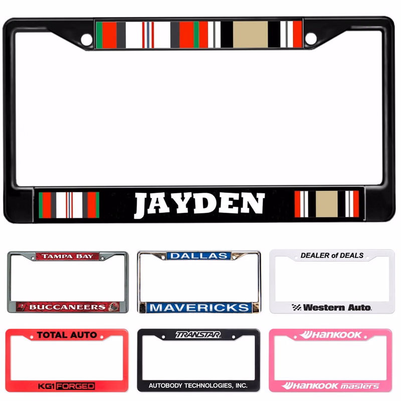 Aluminum Alloy License Plate Frame