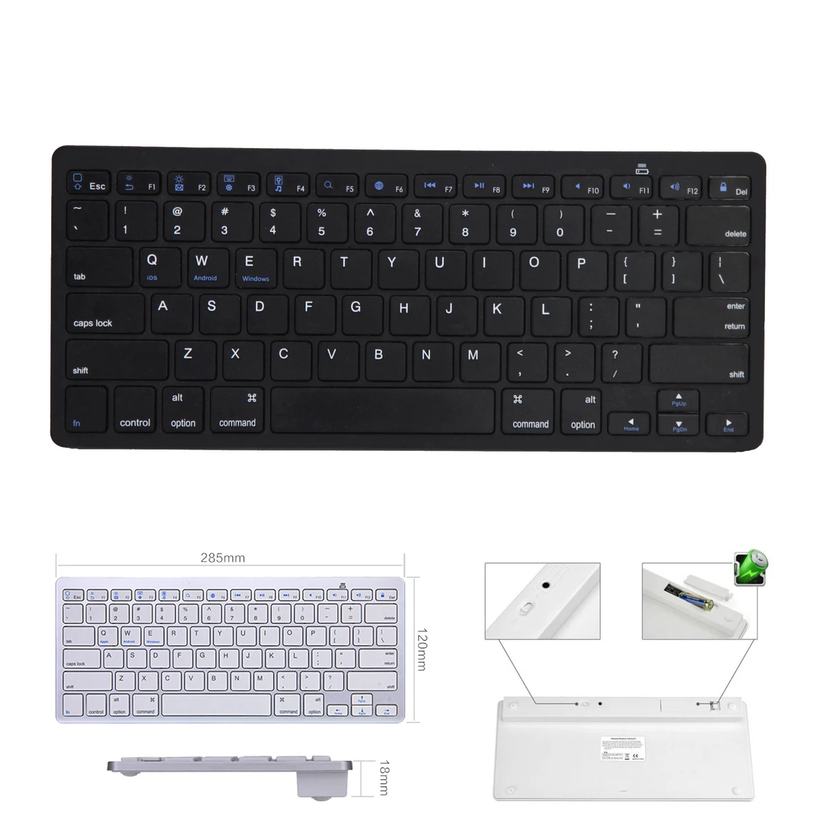 Wireless Keyboard W/78 Keys 1