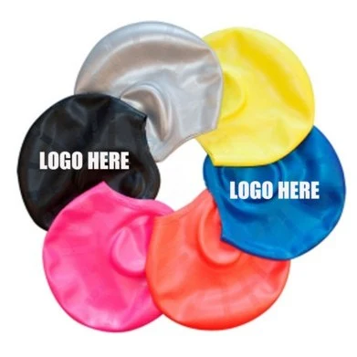 Adults Silicone Swim Caps With Ear Protector 1