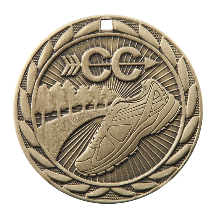 Cross Country Fe Iron Medal 2" 1