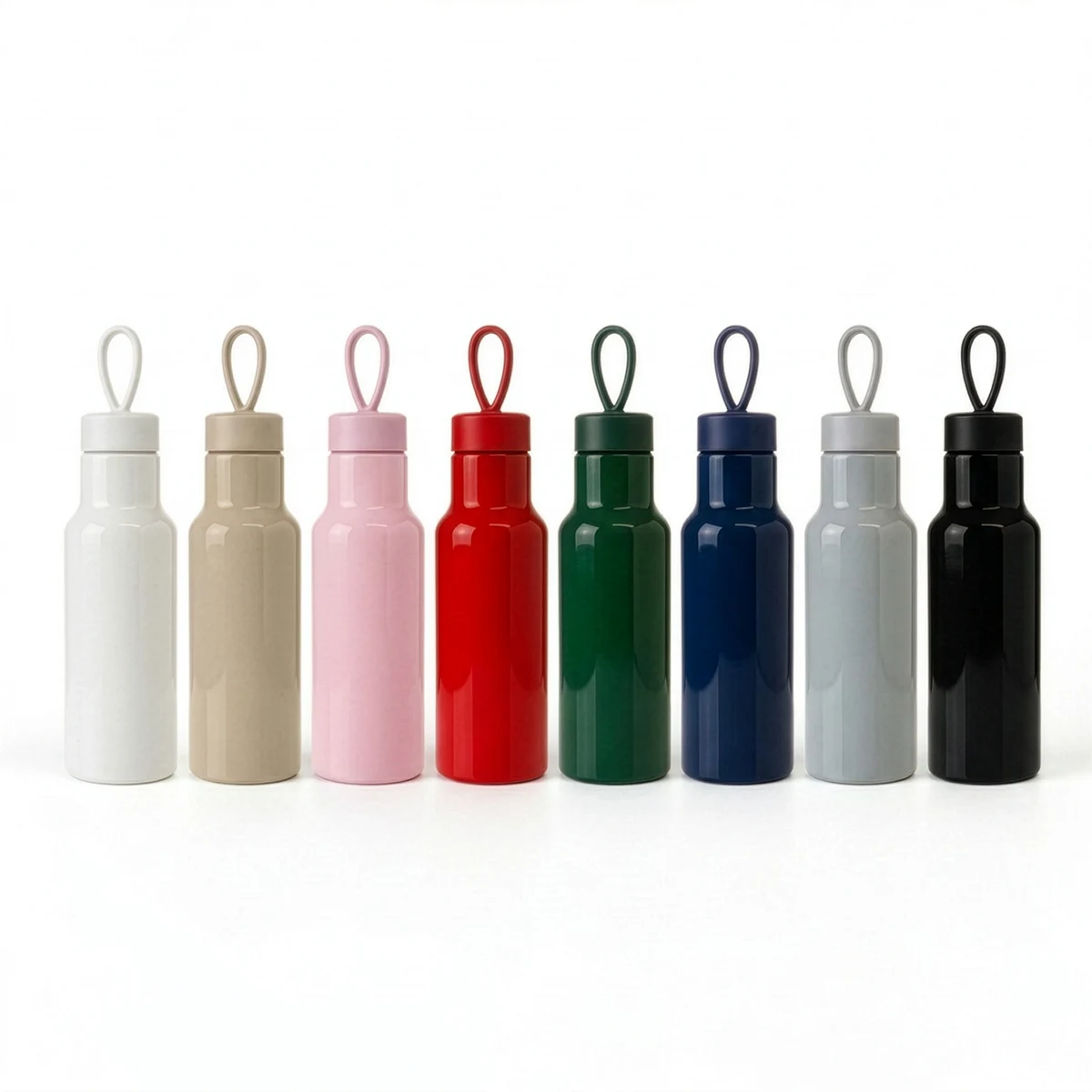 24 oz Recycled Aluminum Loopy Bottle, custom water bottle with logo imprint 1