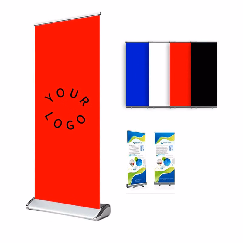 Indoor Outdoor Advertising Banner with Roll Up Stand