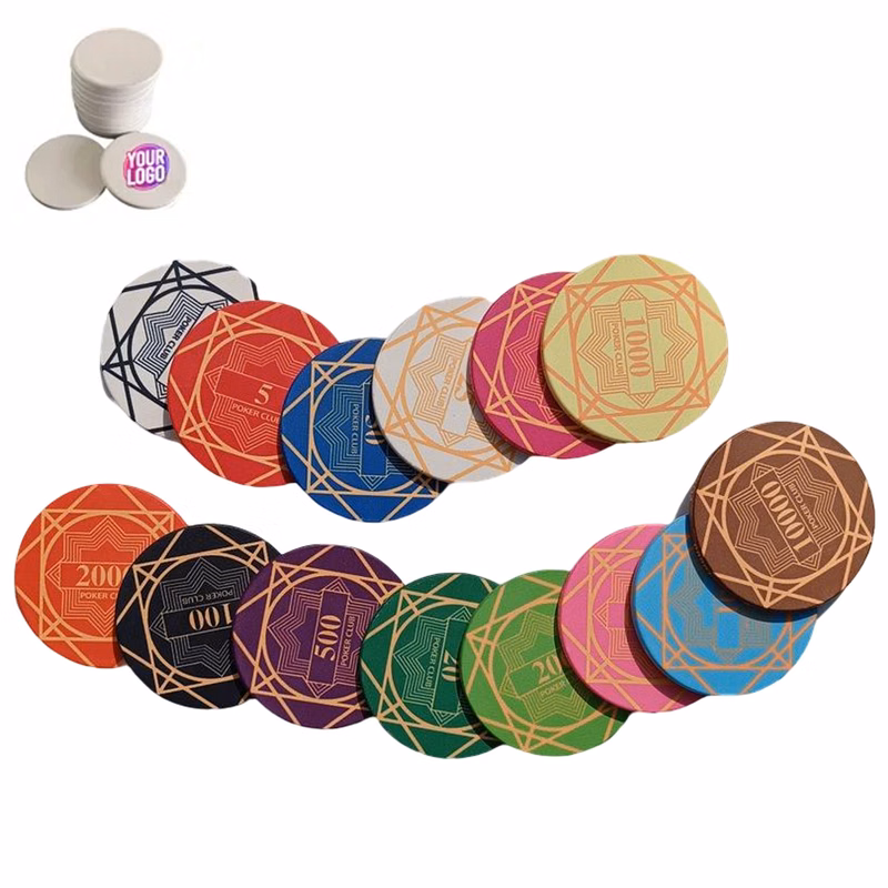 43mm Full Color Ceramic Poker Chip