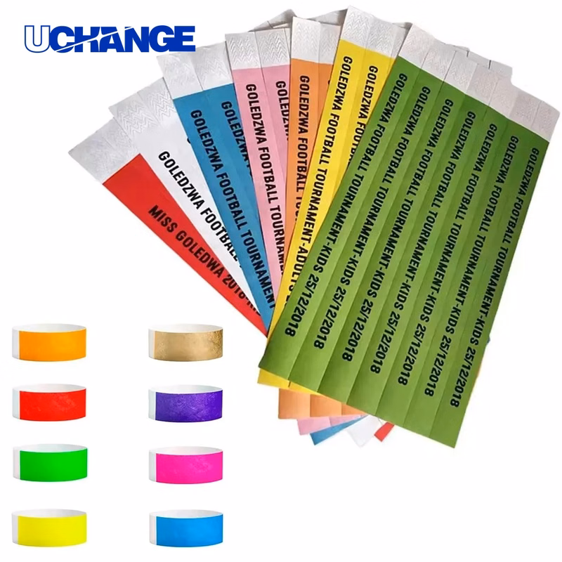 3/4" Custom Tyvek Wristband for Events