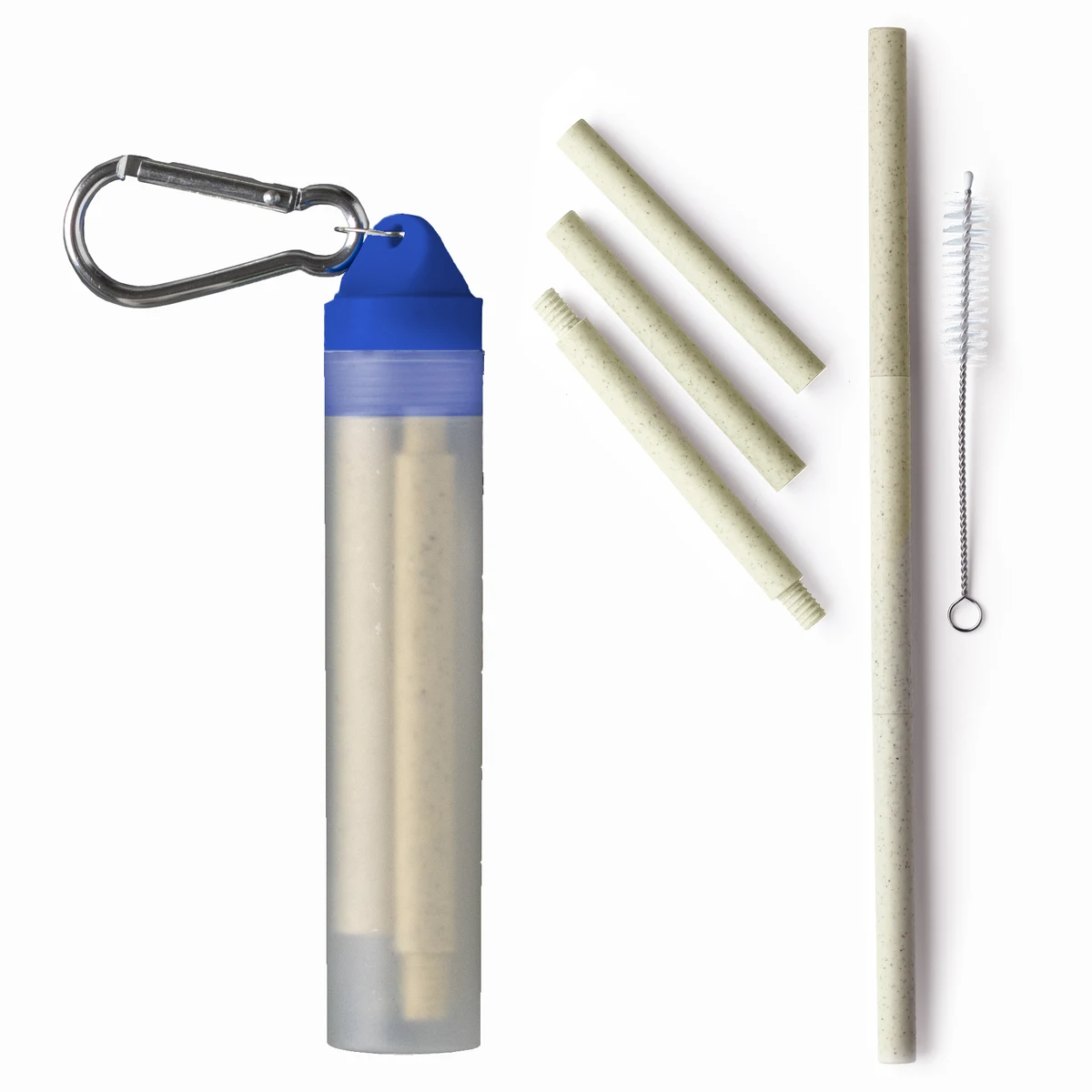 Wheat Straw Plastic Keychain Set 1