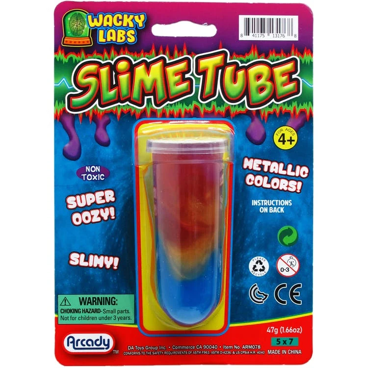 Wacky Labs Slime Tubes 1.6 oz 1