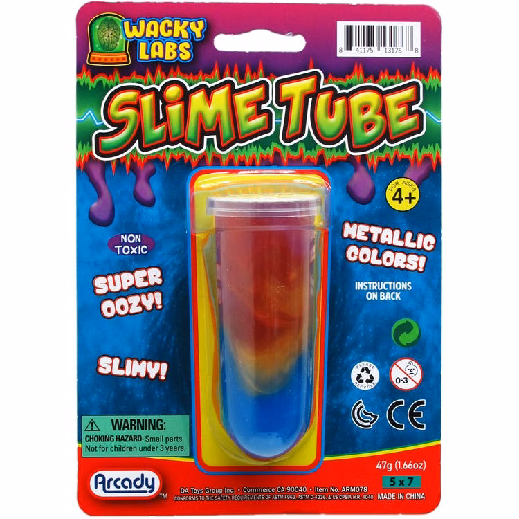 Wacky Labs Slime Tubes 1.6 oz