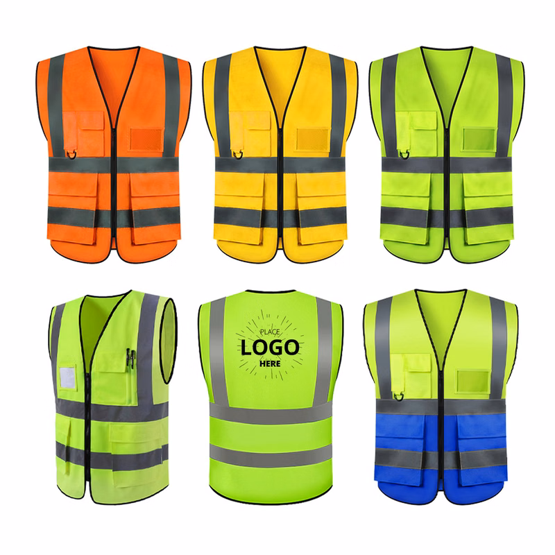 Outdoor Multi Pocket Reflective Safety Vest