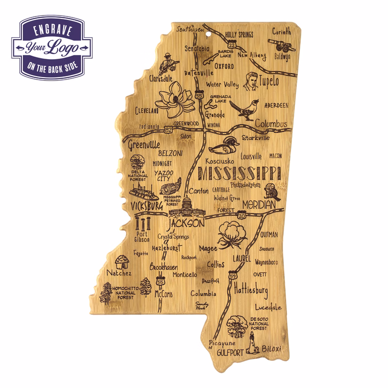 Destination Mississippi Cutting & Serving Board