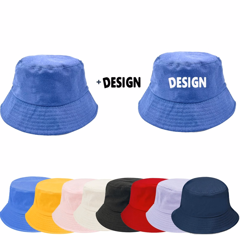 Cotton Bucket Hats Summer Beach