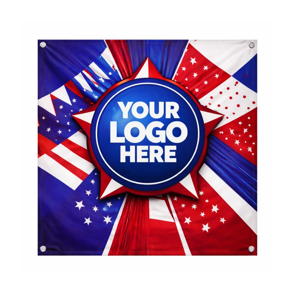 4'x4' Dye Sublimation Banner Single sided (Fabric Only) 1