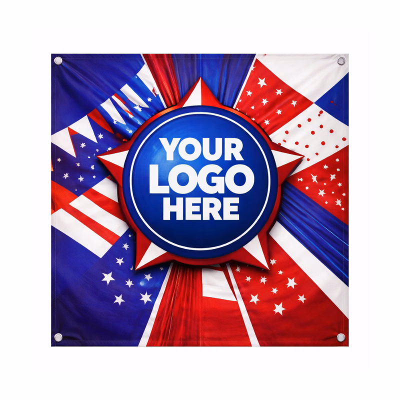 4'x4' Dye Sublimation Banner Single sided (Fabric Only)