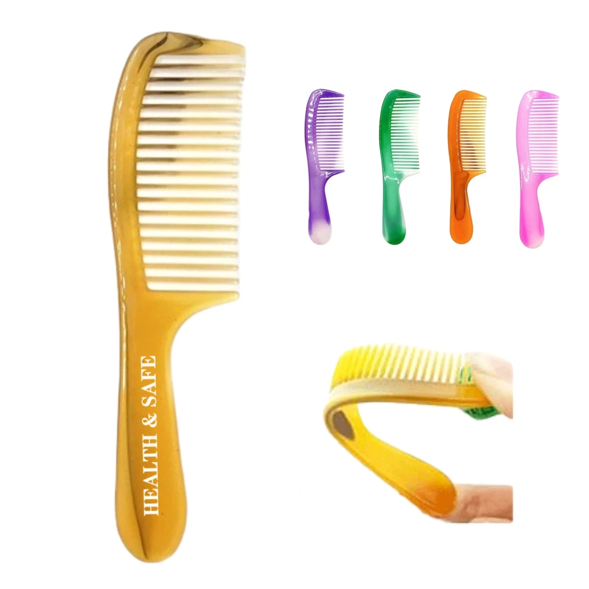 Folding Constant Anti-Static Beef Tendon Comb 1