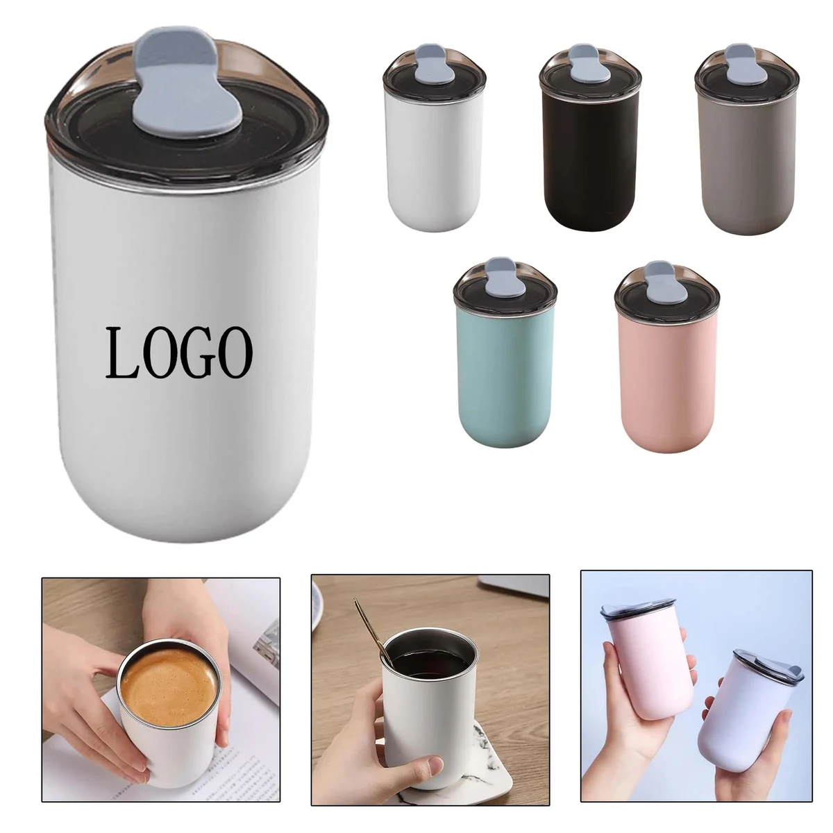 Full Color Insulated Coffee Travel Mug 1