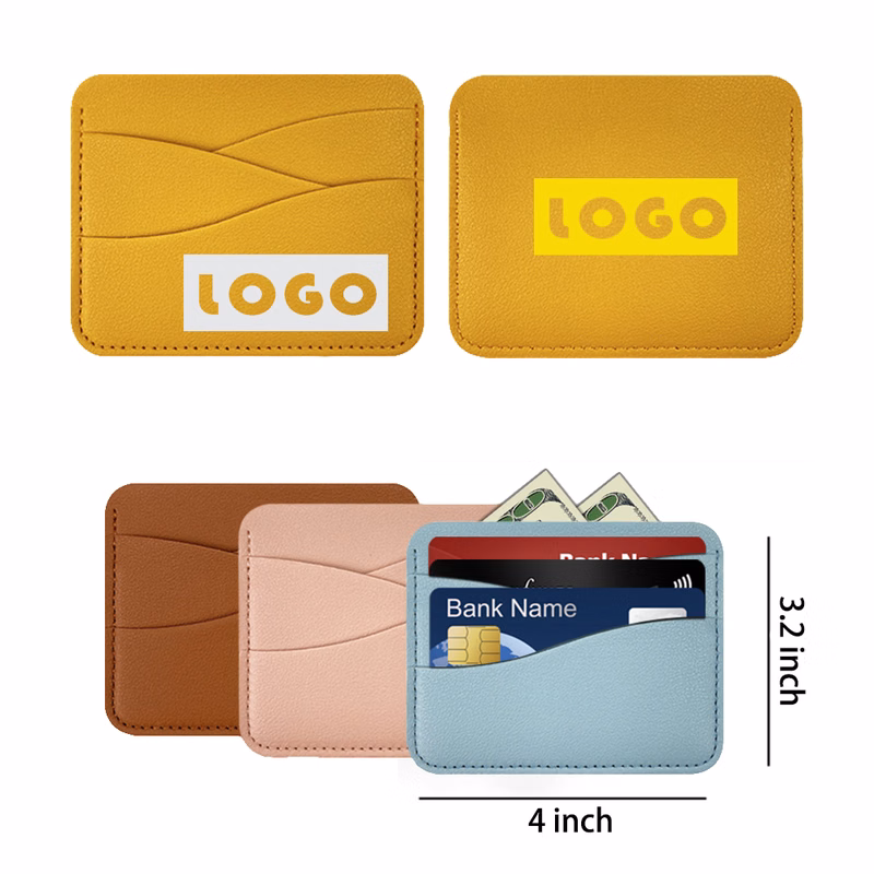 Wavy PU Card Holder (4-Slot)