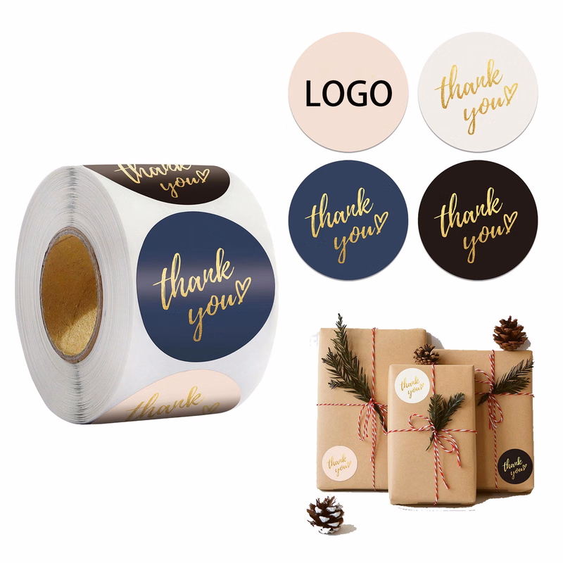 Multi Color Hot Stamping Sticker Roll