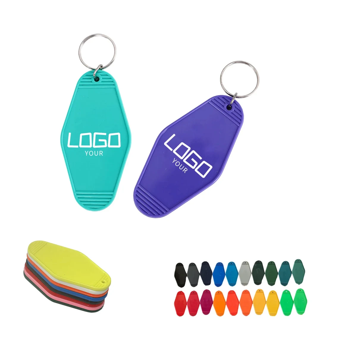 Hotel Rooms Keychain Motel Key Tag 1