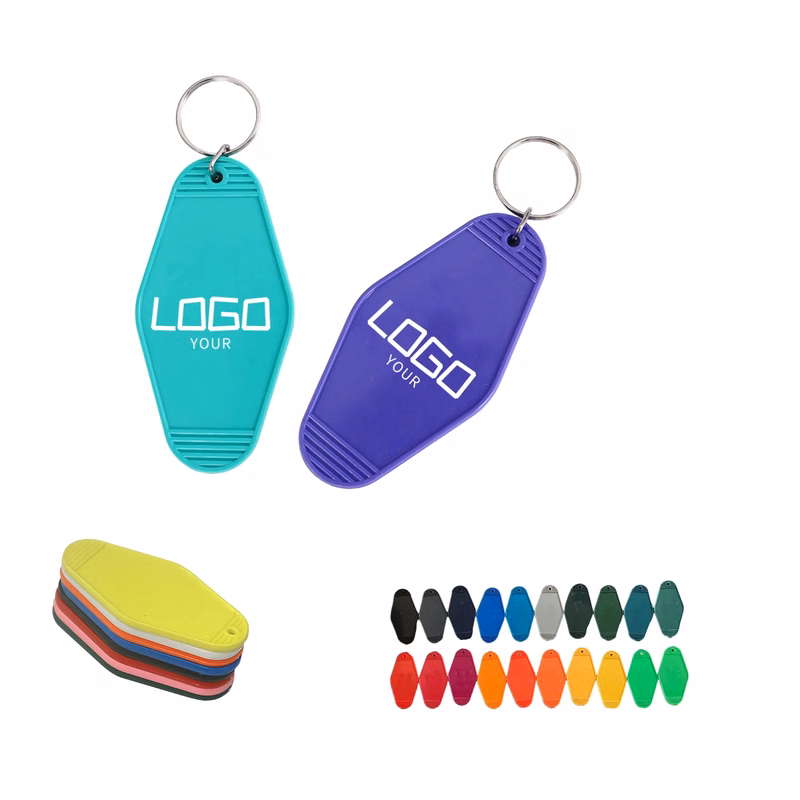 Hotel Rooms Keychain Motel Key Tag